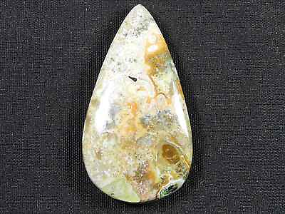 #ad 20Cts Natural Crazy Lace Agate Pear Crystal Cabochon Loose Gemstone 18X33MM K424 $11.19