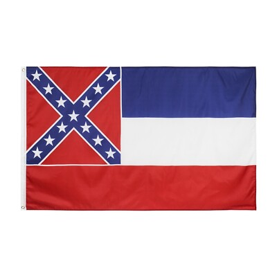 #ad Environmental Mississippi State Flags Srong Long Lasting Flags Backyard 3*5Ft $2.98
