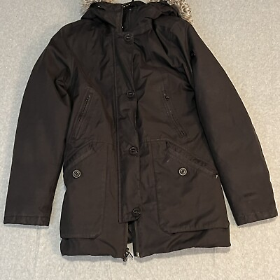 #ad The North Face Black Mauna Kea Parka Jacket Hooded Down Zip Women’s Medium $59.99