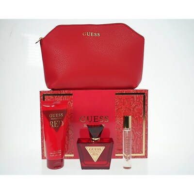 #ad Guess Ladies Seductive Red Gift Set Fragrances 085715329790 $37.79