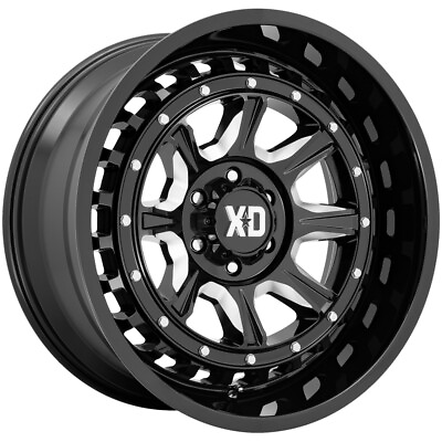 #ad XD Series XD866 Outlander 20x10 5x5quot; 18mm Black Milled Wheel Rim 20quot; Inch $376.99