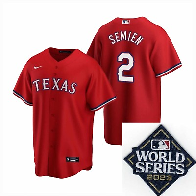#ad Marcus Semien Rangers World Series jersey Sm 3XL $50.00