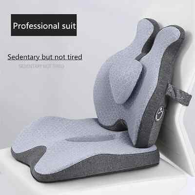 #ad Memory Foam Seat Cushion Orthopedic Pillow Car Cushion Support Waist Back Pillow $63.39