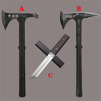 #ad Tactical Tomahawk Throwing Hatchet Axe Camping Hunting Survival Knife Multi Tool $29.99