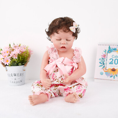 #ad 17quot; Lifelike Baby Doll Realistic Newborn Girl Christmas Birthday Kid Gift Toy⚢ $76.59