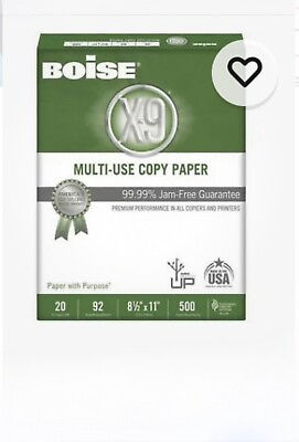 #ad 8.5 11 Boise Copy Paper 1000 Sheets of Paper Brand New $14.98