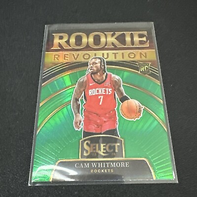 #ad CAM WHITMORE 2023 24 Panini Select Rookie Revolution Green Prizm RC Rockets $10.00