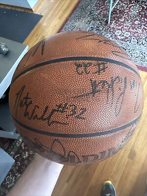 #ad #ad NBA Spalding Official Game Ball Los Angeles Hornet Issued 2004 Game Used Signed $495.00