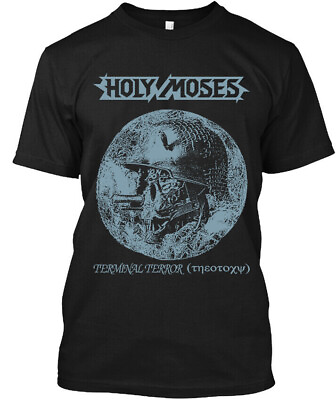 #ad NWT Holy Moses Terminal Terror German Thrash Metal Band Music Logo T Shirt S 4XL $18.99