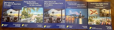 #ad FULL PACKAGE Florida Real Estate Exam Prep Books $260.00