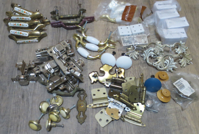 #ad Lot of Vintage Door Handles and drawer Pulls and Much More $24.95