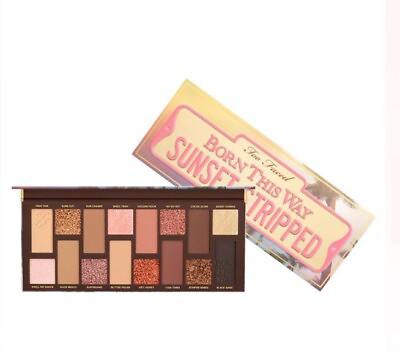 #ad NIB Too Faced Born This Way Sunset Stripped Eyeshadow Palette $29.99