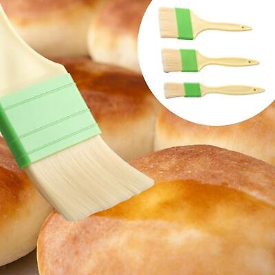 #ad 3Pcs Baking Brush Kitchen Brushes Basting Brush for Baking Pastry Grilling $12.42