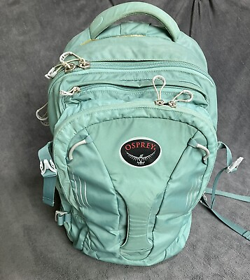 #ad Osprey 24 Seven Series Backpack Celeste Day Pack 29L Medium Mint Green 24 7 $35.91