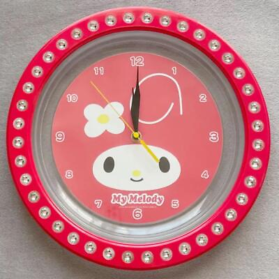 #ad My Melody Jewelry Wall Clock Red $50.25