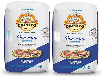#ad Antimo Caputo Pizzeria 00 Flour Blue 2.2 LB Pack of 2 Total 4.4 LBS $28.36