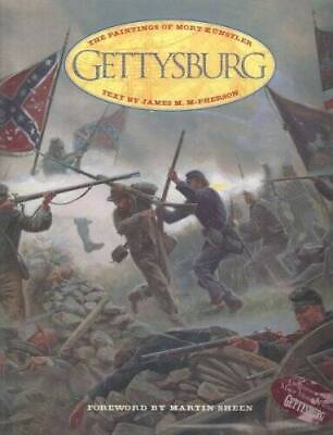 #ad Gettysburg: The Paintings of Mort Kunstler Hardcover ACCEPTABLE $4.48