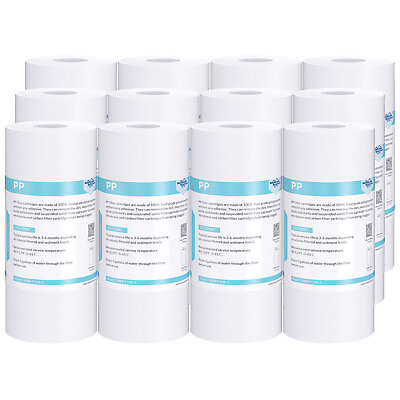 #ad 5 Micron 10quot; x 4.5quot; Whole House Sediment Water Filter For Big Blue GE GXWH40L RO $68.59