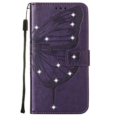 #ad Printed Butterfly Flower With Diamonds Phone Case For Google Pixel 9Pro 8 7 6 5 $10.81