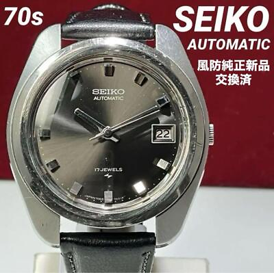 #ad SEIKO Matic Automatic 70S AUTO Genuine Replaced Antique Vintage 432 $204.00