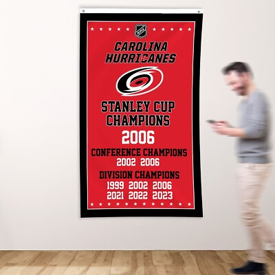 #ad Carolina Hurricanes Flag 3#x27;x5 Ft Logo Champion Banner Hockey NHL FREE Shipping $12.99