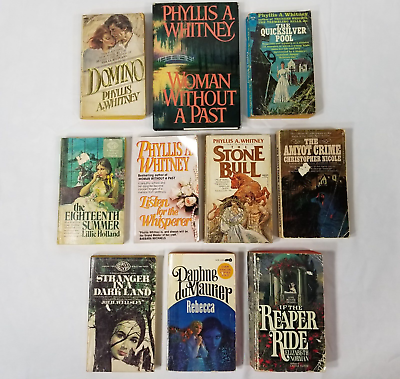 #ad Vintage Gothic Romance Novels Lot Of 10 Books Historical Suspense Drama Set $32.12