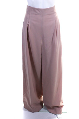 #ad Adeam Womens Pleated Wide Leg Pant Mauve Pink Size 8 $239.01