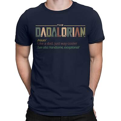 #ad Dadalorian T shirt for Fathers day Noun Like A Dad Just Way Cooler S 5XL GBP 12.95