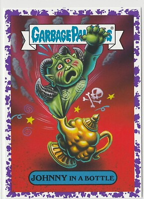 #ad Garbage Pail Kids Johnny In A Bottle PURPLE 2019 Oh The Horror ible GPK 7165 $11.24