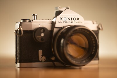 #ad Konica Auto Reflex W Hexanon 57mm f1.4 35mm Full Half Frame 35mm Film Camera $305.95