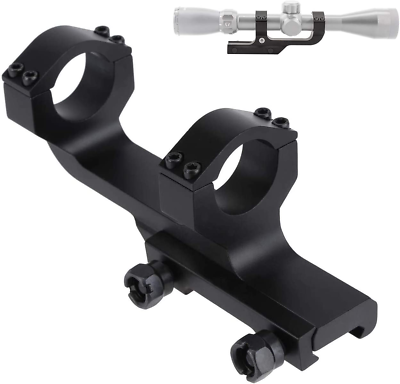 #ad WOLFMTN Slim Profile Dual Ring Offset Cantilever Picatinny Scope Mount 1 $19.07