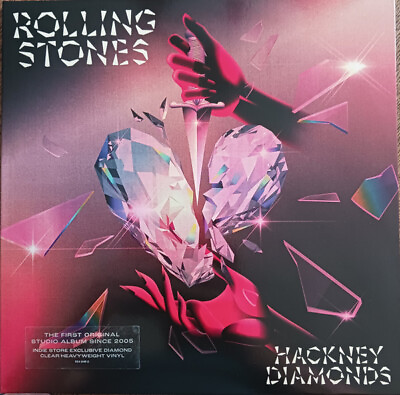 #ad The Rolling Stones Hackney Diamonds Clear LP Vinyl Record 12quot; NEW Sealed $40.95