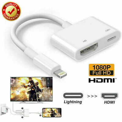 #ad Lot 8 pin To HDMI Cable Digital AV TV Adapter For iPhone 6 7 8 X iPad Pro $7.88
