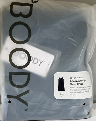 #ad Boody Lounge Goodnight Slip Sleep Dress Color: STORM CHOOSE SIZE $29.99