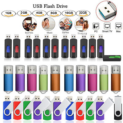 #ad #ad LOT 1GB2GB4GB 8GB 32GB 64GB 128GB USB Flash Drive Memory Stick Thumb Drives $236.99