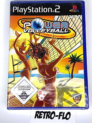 #ad Power Volleyball Game PS2 sony PLAYSTATION 2 New Pal Rare $46.95