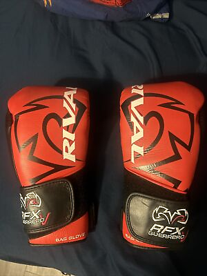 #ad Rival Boxing RFX Guerrero V HDE F Hook and Loop Hard Bag Gloves $120.00