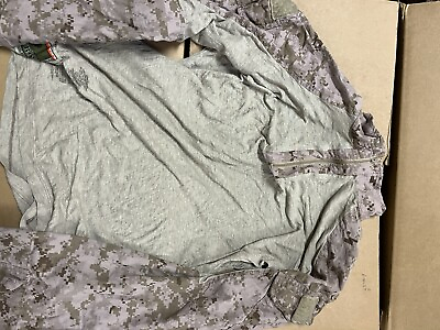 #ad USMC Marine Digital Desert MARPAT FR Combat Shirt FROG Medium Regular $35.00