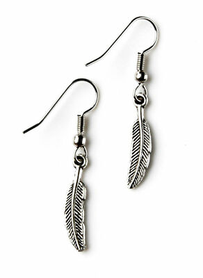 #ad Feather Earrings $7.50