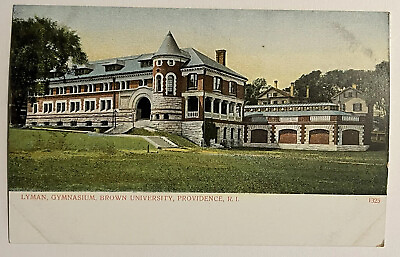 #ad Providence RI Brown University Gymnasium Rhode Island Vintage Postcard c1900 $11.06