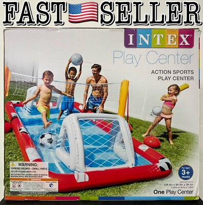 #ad Intex Kids Action Sports Inflatable Multi Activity Water Filled Play Center 10ft $113.71