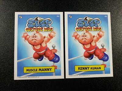 #ad Muscle Men Spoof Slop Culture Kids Card Set Garbage Pail Kids Spoof $3.22