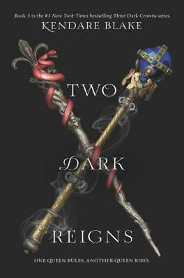 #ad Two Dark Reigns Three Dark Crowns Hardcover By Blake Kendare GOOD $5.70