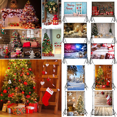 #ad Christmas Background Board Vinyl Photography Background Photo Studio Photo Props $16.99