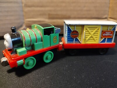 #ad THOMAS AND FRIENDS DIECAST PERCY AND THE CARNIVAL MOVIE CAR LOT OF 2 $14.00