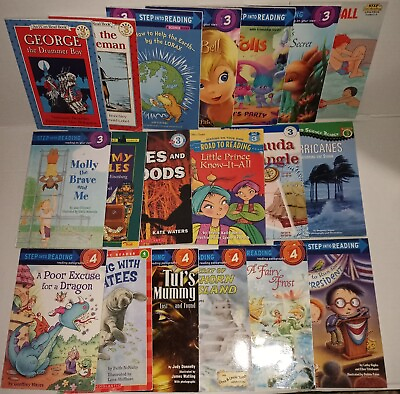 #ad Lot 19 Level 34 I Can Read books Step into Reading classroom home school $34.95