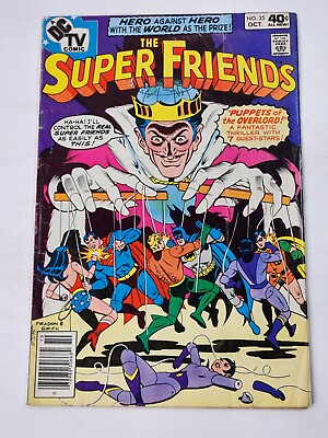 #ad Super Friends 25 DC Comics Batman Superman 1st App Green Fury Bronze Age 1979 $12.99