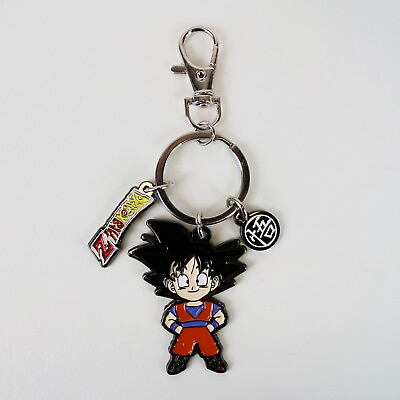 #ad Goku Dragon Ball Multi Charm Enamel Keychain $14.99