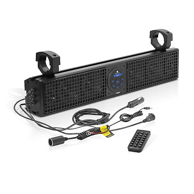 #ad Planet Audio PSX26 ATV UTV 26” Amplified Sound Bar – IPX5 Bluetooth USB Aux In $179.99