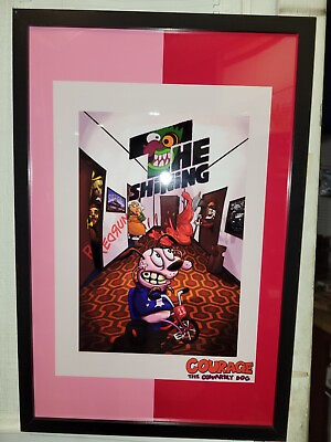 #ad Courage The Cowardly Dog Photo With Frame $25.00